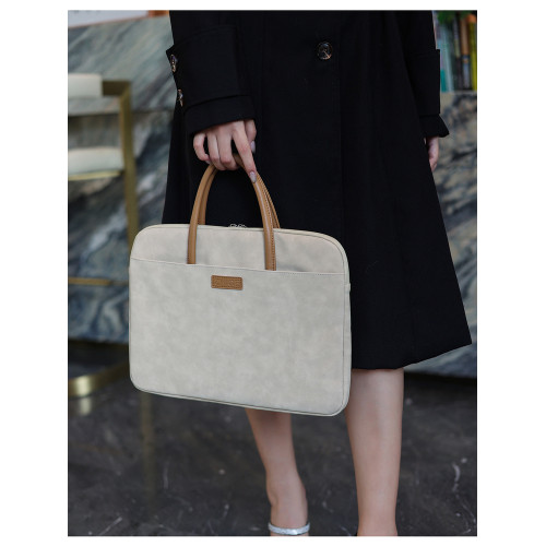 筆記型電腦包14寸16寸防水防震電腦保護套手提高質感適用蘋果MacBook華爲聯想15.6內膽包女