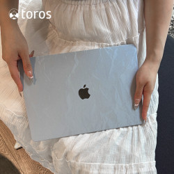 創意適用2025款M5蘋果macbookpro保護殼m4筆電m2電腦殼macbookair保護套M3皮質14寸16透明13外殼15M1軟殼