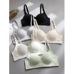 少女內衣女初中生高中生大學生小胸聚擾防下垂夏季薄款無鋼圈文胸