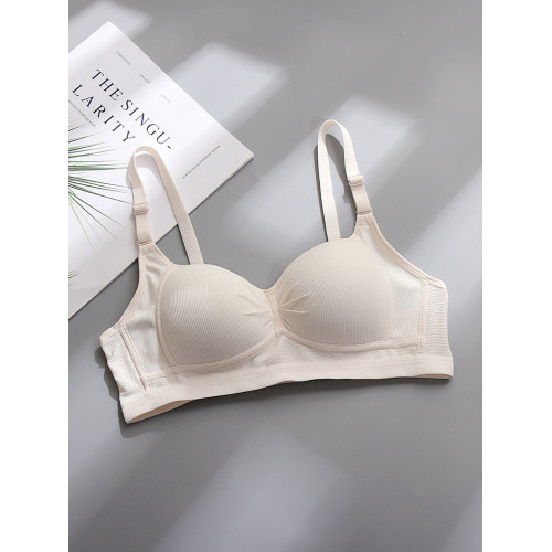 少女內衣女初中生高中生大學生小胸聚擾防下垂夏季薄款無鋼圈文胸