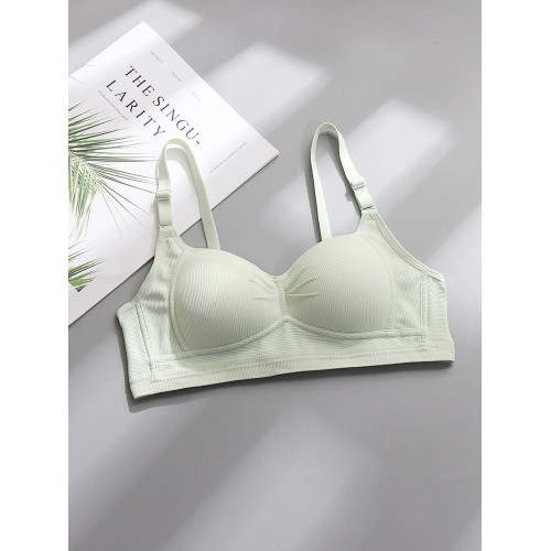 少女內衣女初中生高中生大學生小胸聚擾防下垂夏季薄款無鋼圈文胸