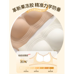 無痕隱形內衣女大胸顯小胸薄款收副乳聚攏防下垂無鋼圈軟支撐文胸