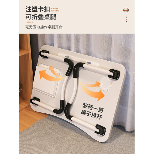 床上小桌子大學生書桌學習桌可折曡桌簡易宿捨上鋪筆記型電腦桌支