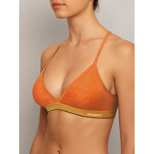 stonemen【源自澳洲】法式三角杯文胸薄款透氣無鋼圈美背內衣女