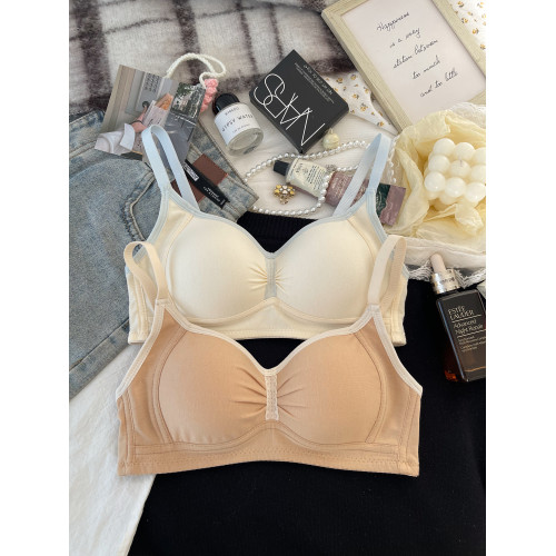 日系簡約學生內衣女小胸聚攏薄款無鋼圈2026春夏新款高中生文胸罩