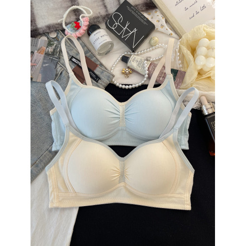 日系簡約學生內衣女小胸聚攏薄款無鋼圈2026春夏新款高中生文胸罩