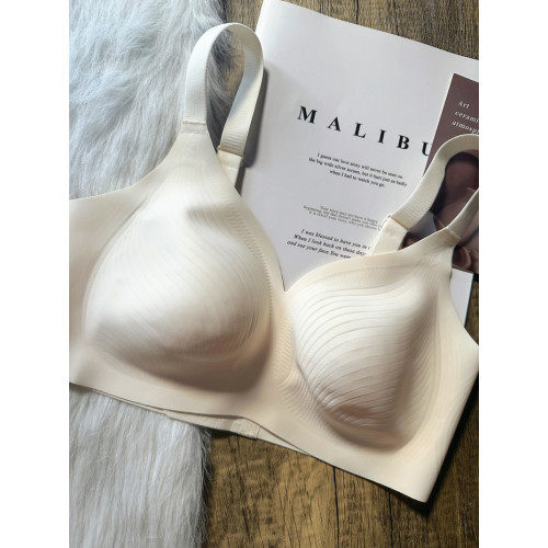 微磨毛暖肌全罩杯超薄軟支撐大胸顯小內衣無鋼圈防下垂大碼文胸罩