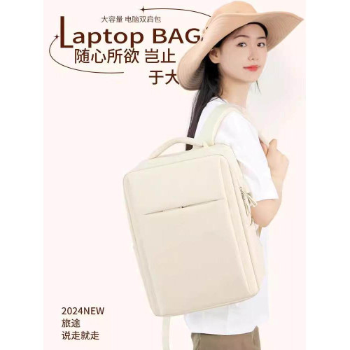 日本2026新款筆電雙肩電腦包女16寸適用蘋果M3華爲14聯想y9000p華碩15拯救者y7000戴爾15.6惠普17.3手提包