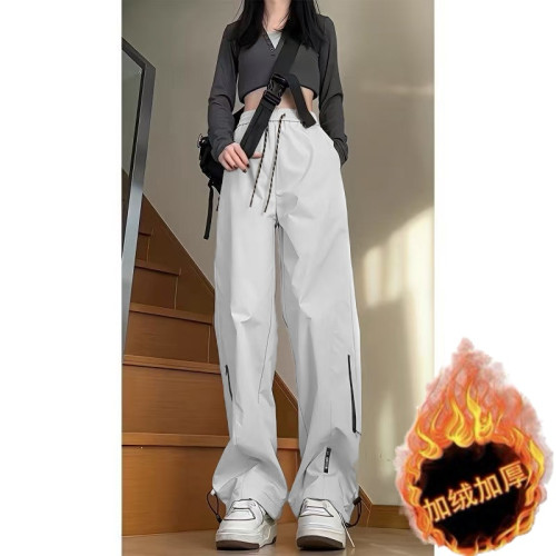 防水防風戶外沖鋒軟殼褲男女加絨加厚登山褲子春秋冬工裝傘兵褲