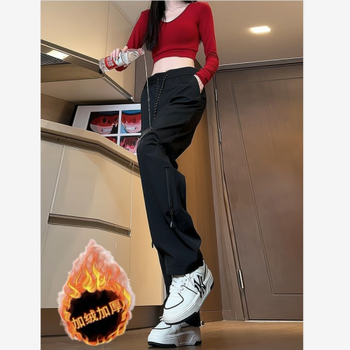 防水防風戶外沖鋒軟殼褲男女加絨加厚登山褲子春秋冬工裝傘兵褲