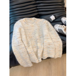 今年流行爆款小香風甜美軟糯外穿毛衣女2025新款洋氣長袖針織上衣