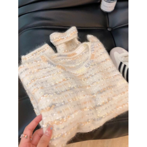 今年流行爆款小香風甜美軟糯外穿毛衣女2025新款洋氣長袖針織上衣