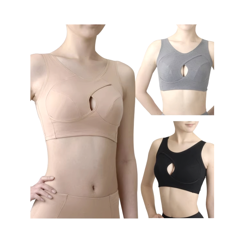 日本睡眠胸圍無鋼圈無海綿內衣收副乳聚攏調整型超薄運動文胸純棉