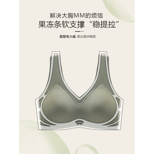 貓人晚上睡覺穿的內衣女防外擴聚攏防下垂夜間睡眠專用大碼文胸罩