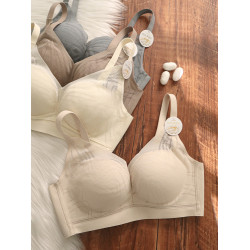 無痕內衣女小胸聚攏薄款舒適收副乳調整型上托防下垂無鋼圈文胸罩