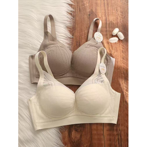 無痕內衣女小胸聚攏薄款舒適收副乳調整型上托防下垂無鋼圈文胸罩