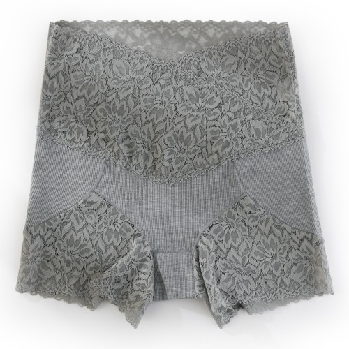 高腰蕾絲收腹內褲女提臀包臀莫代爾面料束腰無痕薄款平角短褲頭