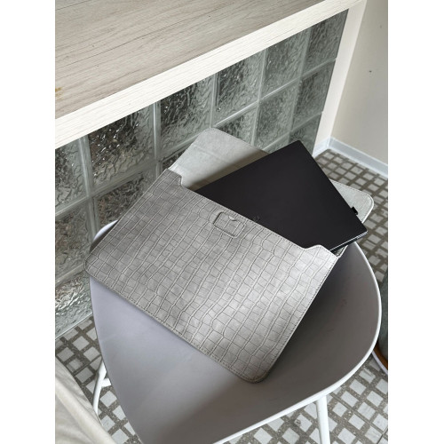 內膽包14寸適用蘋果macbookpro13英寸保護套簡約鱷魚紋皮革華爲筆記型電腦包Air15