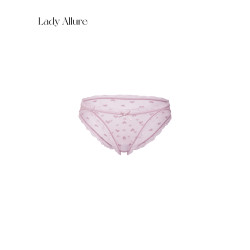 「LA」Doris·心動時刻 | 軟線系列*甜美愛心波點網紗透氣女內褲