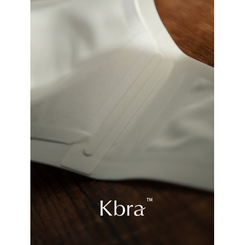Kbra復古方領小胸聚攏內衣女夏季薄款隱形無痕上托防下垂文胸罩