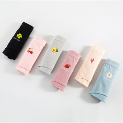 少女內褲純棉抗菌全棉襠高腰發育期胖女孩短褲高初中學生三角褲頭