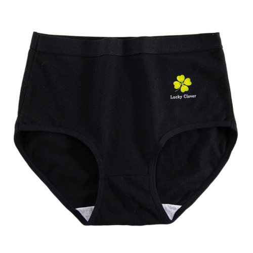 少女內褲純棉抗菌全棉襠高腰發育期胖女孩短褲高初中學生三角褲頭