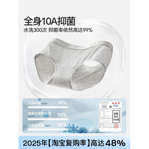 sw內褲女生運動純棉襠2025新款10A級抗菌新疆棉透氣中腰三角短褲