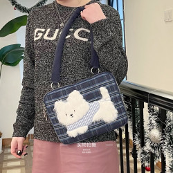 原創長毛小狗貼布平板IPAD筆電單肩帶內膽電腦包太空棉防震防摔日常防濺水適用10寸11寸13寸14寸15寸16寸