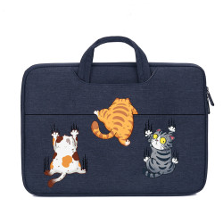 手提筆記型電腦包可愛印花防水13.3英寸適用於戴爾16寸蘋果惠普華碩宏基神舟小米聯想華爲微軟14寸15.6公文包