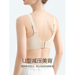 恒源祥媽媽內衣中年婦女薄款蕾絲文胸無鋼圈中老年防下垂蠶絲胸罩