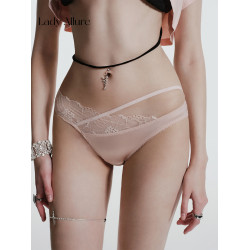 LAGirls·Seles 暗碼｜邊界系列*品牌字母細帶蕾絲舒適穿搭內褲女