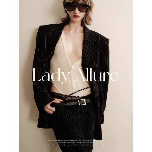 LAGirls·Seles 暗碼｜邊界系列*品牌字母細帶蕾絲舒適穿搭內褲女