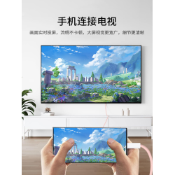 TypeC轉HDMI同屏線適用手機平板筆電有線投影線4K@60Hz高清影片