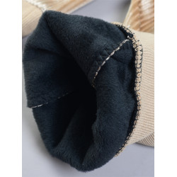 女生金絲條絨休閒褲9.10L80321高腰顯瘦蘿蔔型秋冬加絨束腳長褲子