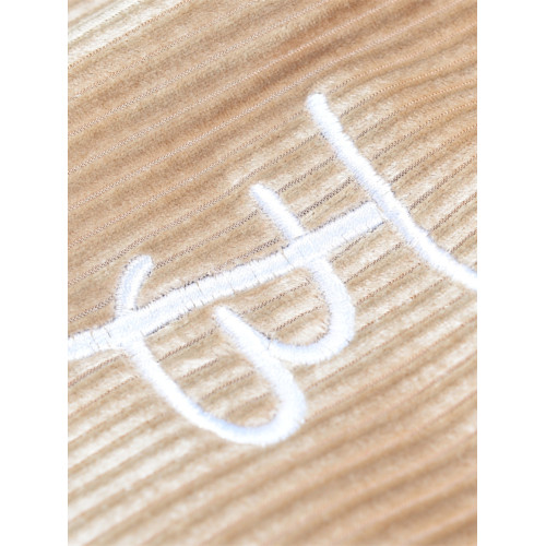 女生金絲條絨休閒褲9.10L80321高腰顯瘦蘿蔔型秋冬加絨束腳長褲子