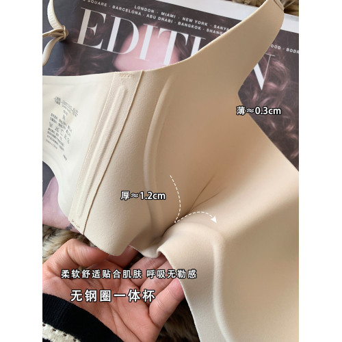 春夏無痕裸感內衣女小胸聚攏上托防下垂軟支撐無鋼圈收副乳文胸罩 春夏無痕裸感內衣女小胸聚攏上托防下垂軟支撐無鋼圈收副乳文胸罩