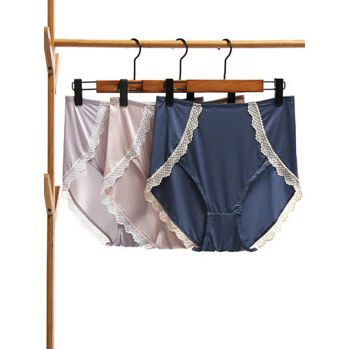 200斤大碼冰絲三角內褲頭高腰薄透氣不卡腿棉襠部不夾屁股胖mm夏