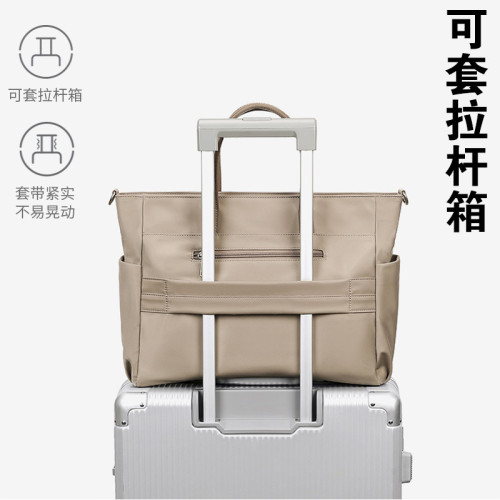 2026新款多分隔層男女士手提公文包高級感16寸筆記型電腦袋通勤托特a4文件包斜背大容量工作一包三用