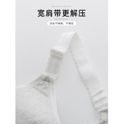 大碼少女文胸前釦純棉裡料無鋼圈工字女大學生高中發育期運動內衣