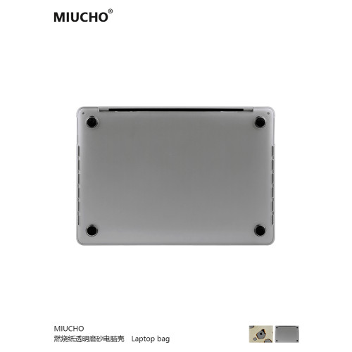 MIUCHO 燃燒蘋果保護套2025新款m4適用Air15 m3/m2筆電外殼MacBookPro14寸磨砂透明pro16寸防磕碰保護硬殼