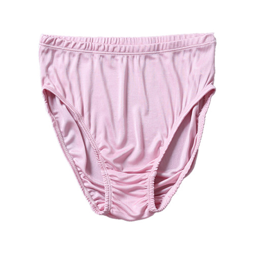 新款真絲女士內褲 高檔桑蠶絲針織三角褲 中高腰簡約舒適寬鬆短褲