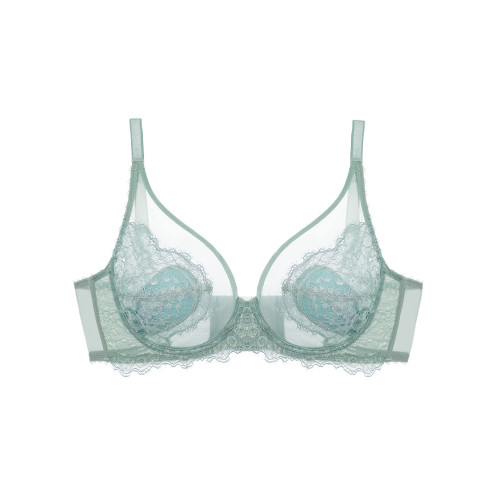 內衣女大胸顯小胸薄款套裝聚攏全罩杯收副乳防下垂超薄有鋼圈文胸