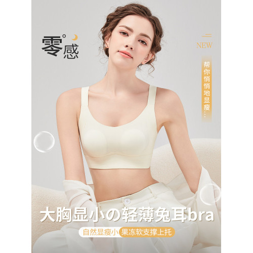 大胸顯小胸內衣女薄款全罩杯胸罩軟支撐提拉收副乳防下垂聚攏文胸