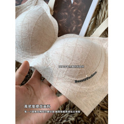 秋冬肌理感保暖磨毛內衣女無痕小胸聚攏無鋼圈防下垂收副乳文胸罩