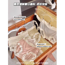 6條裝無痕冰絲女內褲蕾絲邊大碼透氣棉檔抗菌透氣親膚女士三角褲