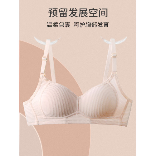 貓人少女內衣青春期發育期小胸聚攏大學生初高中生純棉薄款文胸罩 貓人少女內衣青春期發育期小胸聚攏大學生初高中生純棉薄款文胸罩