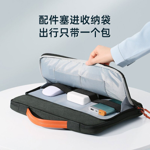 適用華爲Matebook13/D14/D15/D16輕便電腦包氣囊防摔16s筆電14s手提包13.4/14.2/16英寸Xpro女男15.6保護套