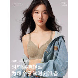 無痕內衣女聚攏小胸秋冬收副乳防下垂無鋼圈立體文胸2025新款爆款