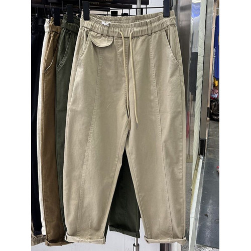 大碼胖MM潮牌寬鬆直筒工裝褲子300斤休閒口袋濶腿褲老爹褲女ins潮