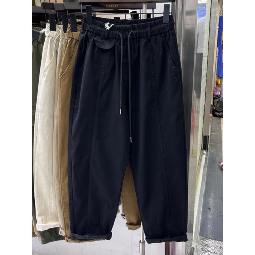 大碼胖MM潮牌寬鬆直筒工裝褲子300斤休閒口袋濶腿褲老爹褲女ins潮